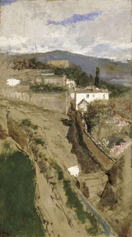 Paesaggio di Granada - Museu Nacional d'Art de Catalunya